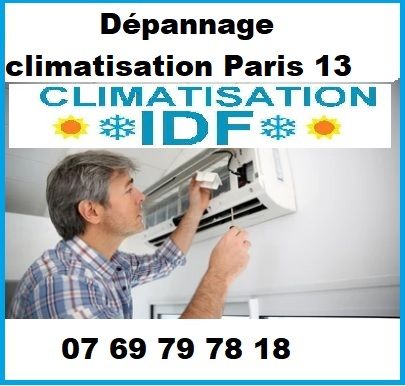 Dépannage climatisation Paris 13