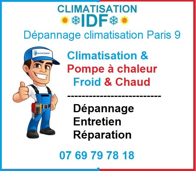 Dépannage climatisation Paris 9